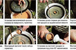 схема последовательности работ с герметиком для заделки трещин в бревне схема последовательности работ с герметиком для заделки трещин в бревне
